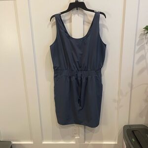 Alia Navy Blue Sleeveless Top